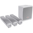 HH Electronics Tensor Solo All-in-One Column Powered PA System (White)