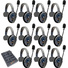 Eartec UltraLITE Pro16 Full-Duplex Wireless Intercom System with 11 Single-Ear Headsets (2.4 GHz)