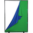 Phottix 4-in-1 Q-Drop Collapsible 5' x 13' Backdrop Kit (Green/Blue & Black/White)