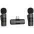 BOYA BY-V20 Ultracompact 2-Person Wireless Microphone System with USB-C Connector (2.4 GHz)