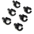 Titan 1/4"-20 Cable Management Clips (6 Pack, Black)