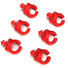 Titan 1/4"-20 Cable Management Clips (6 Pack, Red)