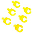 Titan 3/8"-16 Cable Management Clips (6 Pack, Yellow)