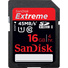 SanDisk 16GB SDHC Extreme Class 10 UHS-1 Memory Card (45Mb/s)_delete