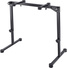 K&M 18820 Omega Pro Table-Style Keyboard Stand with Foldable Legs (Black)