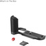 SmallRig 4783C L-Shape Mount Plate with Silicone Handle for FUJIFILM X-T50 (Black)