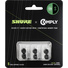 Shure 100 Series Comply Foam Sleeves for Shure Earphones (Small, 3 Pair)