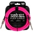 Ernie Ball Flex Straight Instrument Cable (3m, Pink)