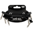 Ernie Ball Flex Patch Cable (3", Black, 3-Pack)