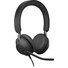 Jabra Evolve2 40 SE Stereo Wired On-Ear Headset (Unified Communications, USB-A, Black)