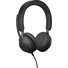 Jabra Evolve2 40 SE Stereo Wired On-Ear Headset (Unified Communications, USB-A, Black)