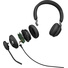 Jabra Evolve2 40 SE Stereo Wired On-Ear Headset (Unified Communications, USB-A, Black)