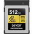 Lexar 512GB Professional CFexpress 4.0 Type B GOLD Card