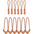 WANDRD Standard Zipper Puller (Sedona Orange, 12-Pack)