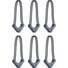 WANDRD WORRYLESS Locking Zipper Puller (Aegean Blue, 6-Pack)