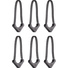 WANDRD WORRYLESS Locking Zipper Puller (Black, 6-Pack)