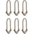 WANDRD WORRYLESS Locking Zipper Puller (Yuma Tan, 6-Pack)
