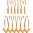 WANDRD Standard Zipper Puller (Dallol Yellow, 12-Pack)