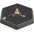 Manfrotto 130-38 Hexagonal Quick Release Plate (Flat Bottomed) with 3/8" Screw