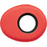 Bluestar Zacuto Oval Large Eyecushion (Ultrasuede, Red)
