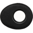 Bluestar Oval Large Viewfinder Eyecushion (Ultrasuede, Black)