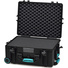 HPRC 2600 Wheeled Hard Case (With Foam, Black with Blue Handle)