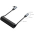 SmallRig 4792 Straight USB-C to Angled USB-C Coiled Data Cable (35cm)
