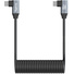 SmallRig 4793 Angled USB-C to Angled USB-C Coiled Data Cable (35cm)