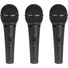 Behringer XM1800S Supercardioid Dynamic Vocal and Instrument Microphone (3-Pack)