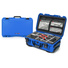 Nanuk 935 Wheeled Waterproof Case Pro Photo/Video Kit with Dividers & Lid Organizer (Blue, 28.5L)