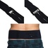 Ursa Straps Waist Sideways Pouch for Wireless Microphone Transmitters (Large, Black)