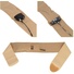 Ursa Straps Waist Sideways Pouch for Wireless Microphone Transmitters (Medium, Beige)