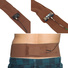 Ursa Straps Waist Sideways Pouch for Wireless Microphone Transmitters (Medium, Caramel)