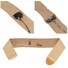 Ursa Straps Waist Sideways Pouch for Wireless Microphone Transmitters (Small, Beige)
