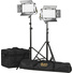 Ikan Lyra Half x 1 Bi-Color 2-Point Soft Panel LED Light Kit