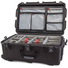 Nanuk 963 Wheeled Hard Case (Black, Padded Dividers & Lid Organiser)