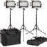 Ikan Mylo MB8 Half x 1 Bi-Color LED 3-Point Light Kit