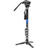 Leofoto MF-324C Flip Lock Carbon Fiber Monopod with Base