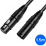 Titan Mic Cable - XLR Male to Female 1.5m