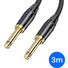 Titan 1/4" TS Male to Male Guitar/Instrument Cable (3m)