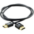 Kramer C-HM/HM/PICO/BK-5 Ultra-Slim Flexible High-Speed HDMI Cable with Ethernet (Black, 5')