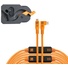 Tether Tools Optima 10G Straight to Right Angle LeverLock and Cable Kit (9.2m, Hi-Visibility Orange)