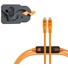 Tether Tools TetherPro Optima 10G Straight LeverLock and Cable Kit (4.6m, Hi-Visibility Orange)