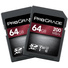 ProGrade Digital Strontium 64GB SDXC UHS-I V30 Memory Card (2-Pack)