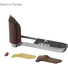 SmallRig 5265 L-Shape Mount Plate with Wooden Handle for Fujifilm GFX100RF (Silver)