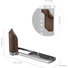 SmallRig 5265 L-Shape Mount Plate with Wooden Handle for Fujifilm GFX100RF (Silver)