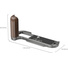 SmallRig 4736B L-Shape Grip for FUJIFILM X-T50 (Wooden/Charcoal Silver)
