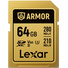 Lexar 64GB ARMOR GOLD UHS-II SDXC Memory Card