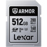 Lexar 512GB ARMOR SILVER PRO UHS-II SDXC Memory Card