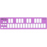 Muse Kinetics K-Board-C Ultracompact USB MIDI Keyboard Controller (Orchid)